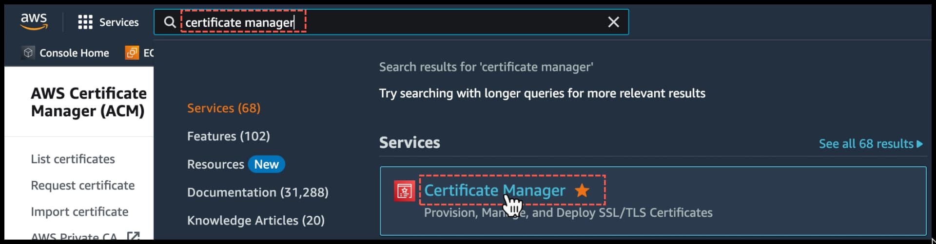 AWS Services - Open EC2