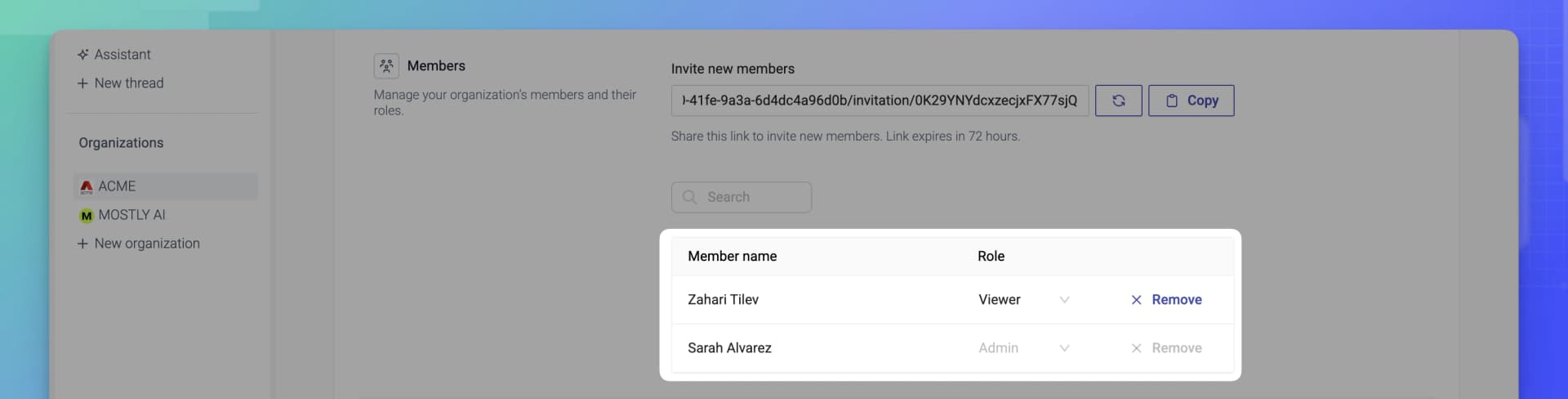 Accept an organization invitation - 01 - Organization members