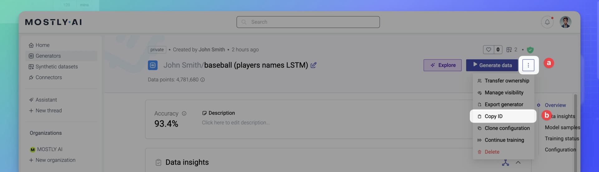 Seeded generation - Example 03 - Generator - Copy ID