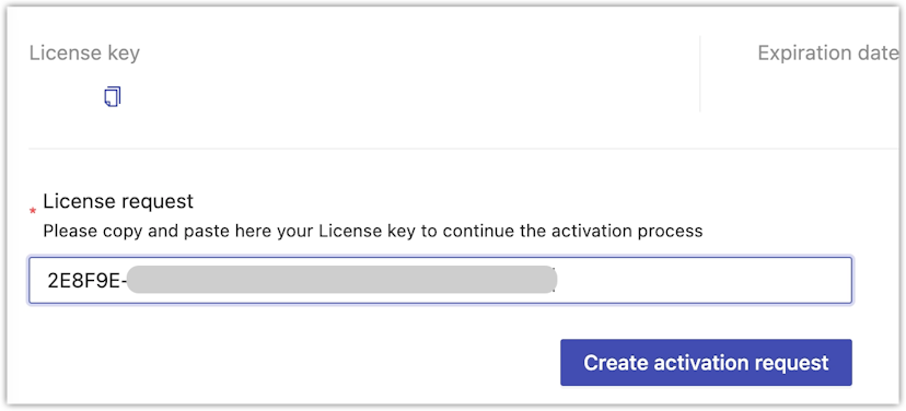 MOSTLY AI License - License key and request activation