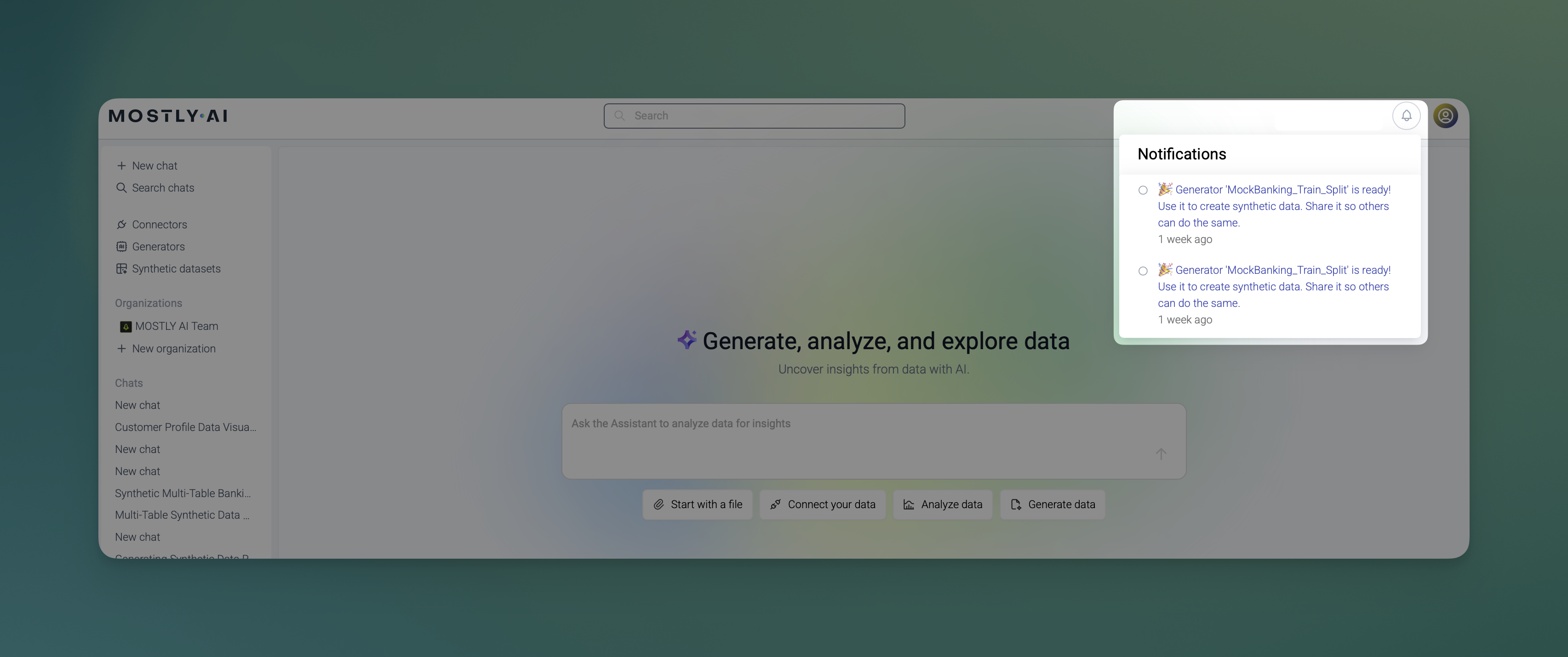 Notification center