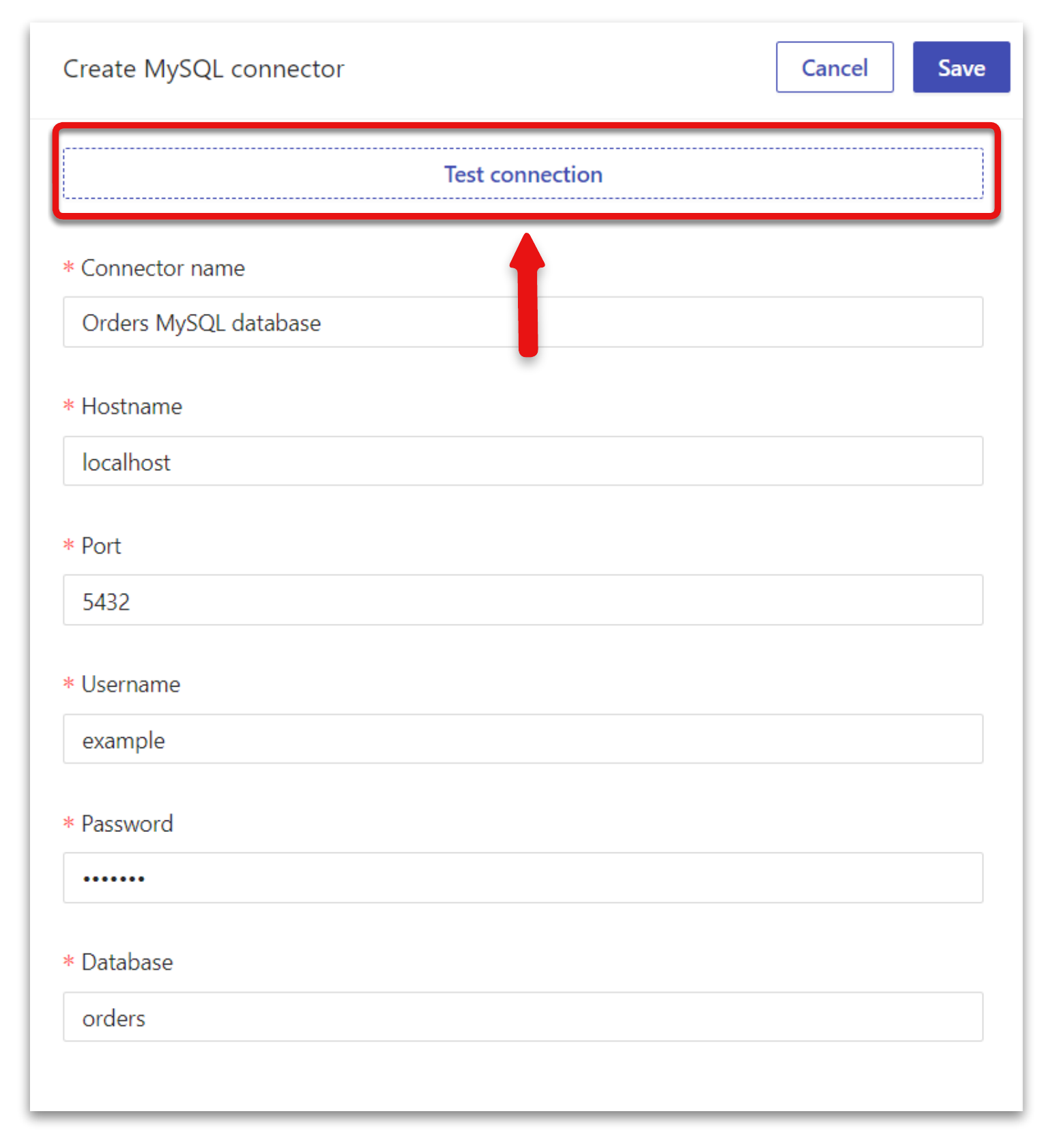 test connection