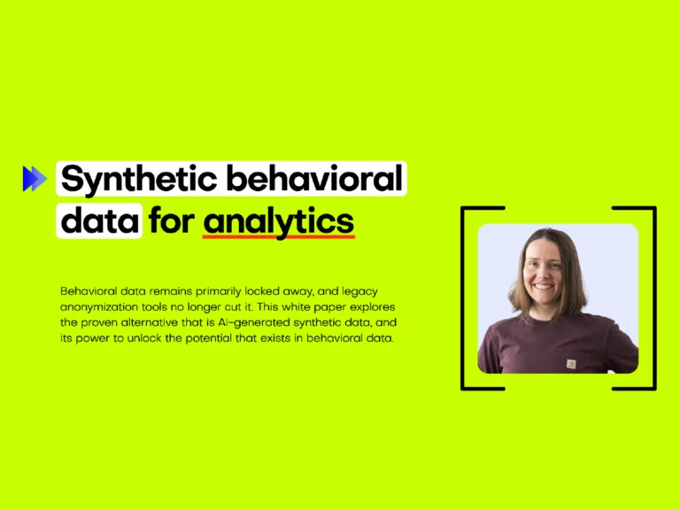 Synthetic behavioral data for analytics_whitepaper