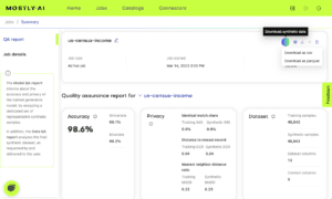 How To Generate Synthetic Data From Real Data - Zero To Hero - MOSTLY AI