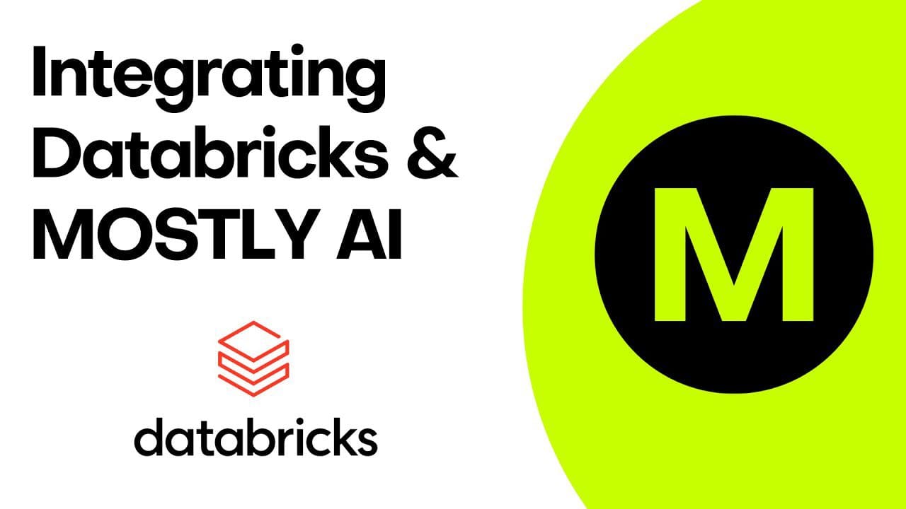 Integrating Databricks And MOSTLY AI's Synthetic Data Generator - MOSTLY AI