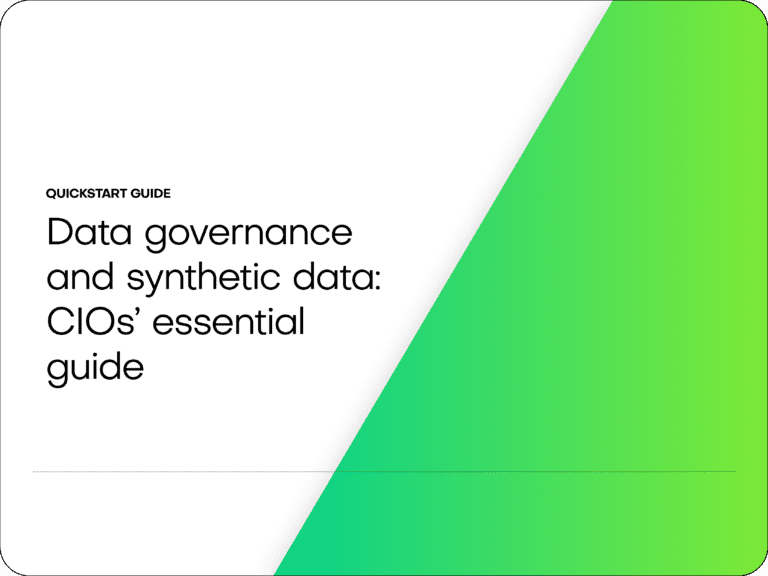 Essential guide for CIOs: data governance and synthetic data
